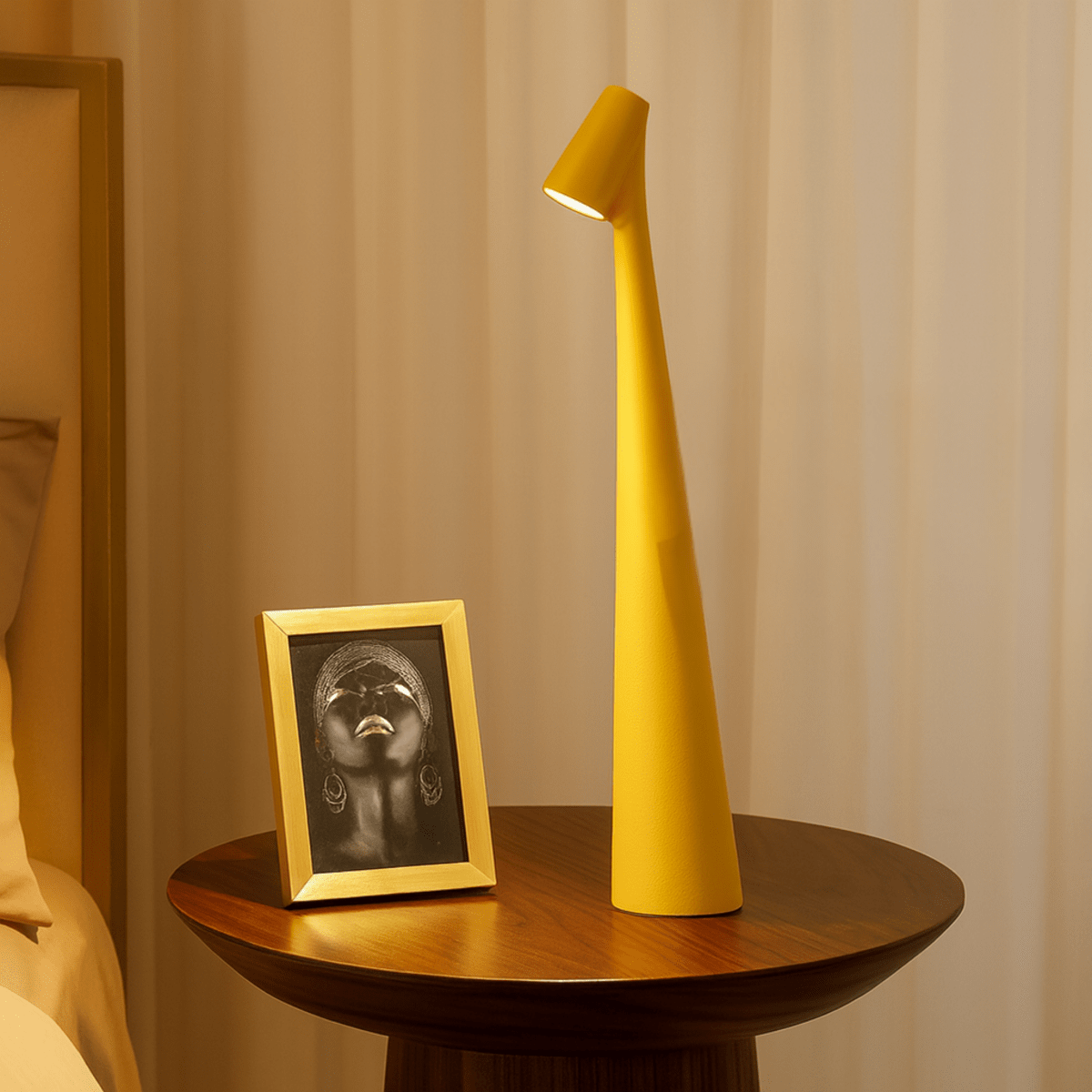 Rechargeable Modern LED Table Lamp with Dimmable Light