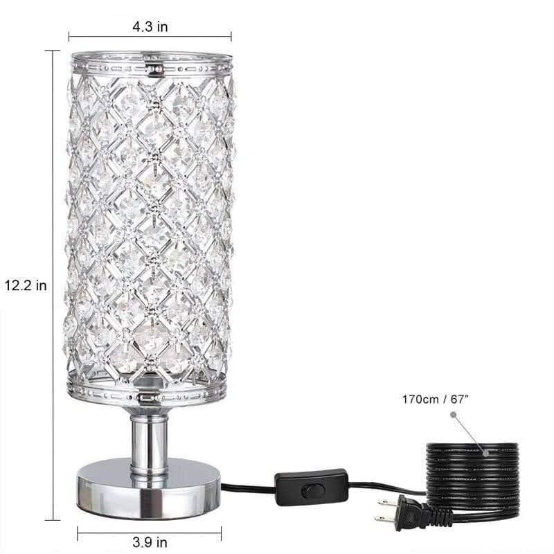 Modern LED Table Lamp with Touch Control and Frosted Glass Shade