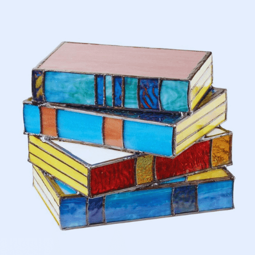 Book-Shaped Decorative Table Lamp with Unique Artistic Design