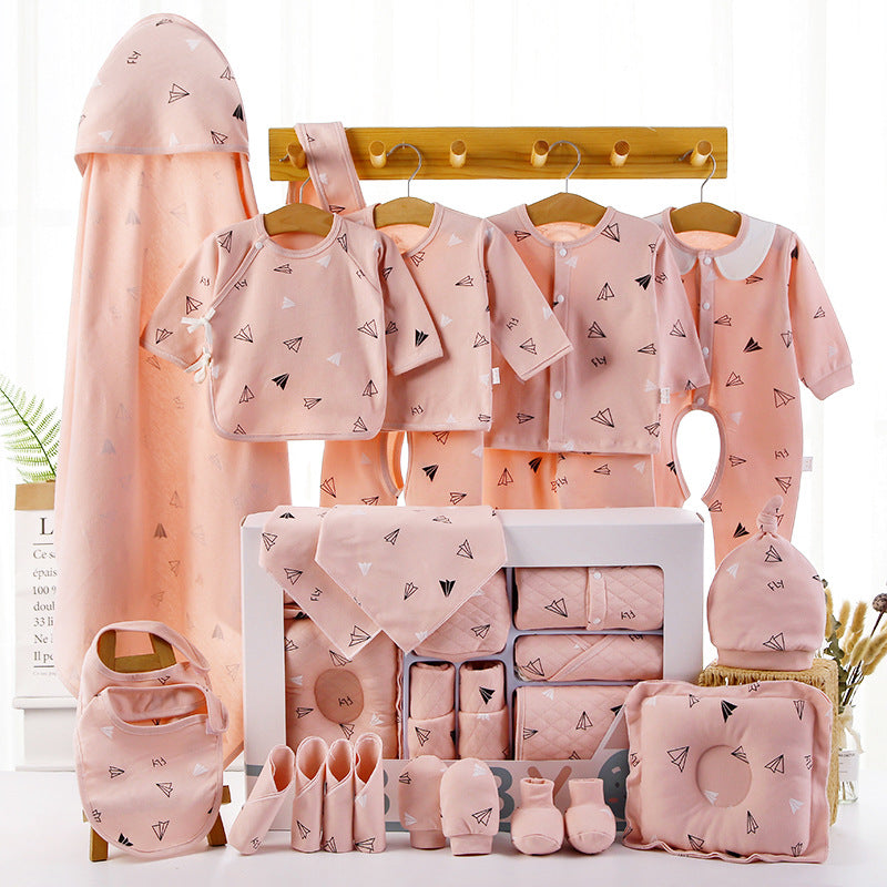 Newborn Gift Box Starter Pack with Essentials in Seasonal Colors