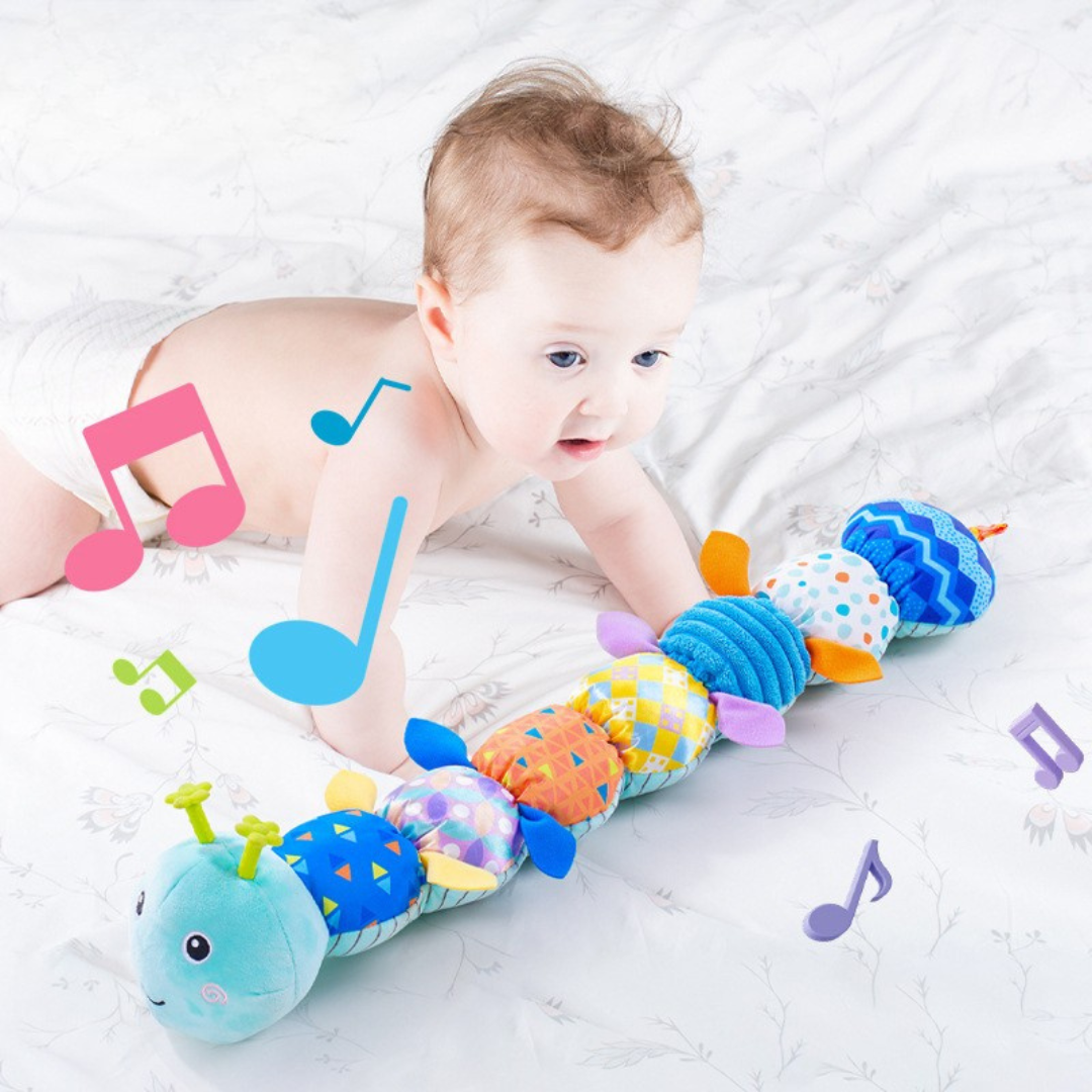 Multisensory Baby Toy with Calming Sounds and Textures