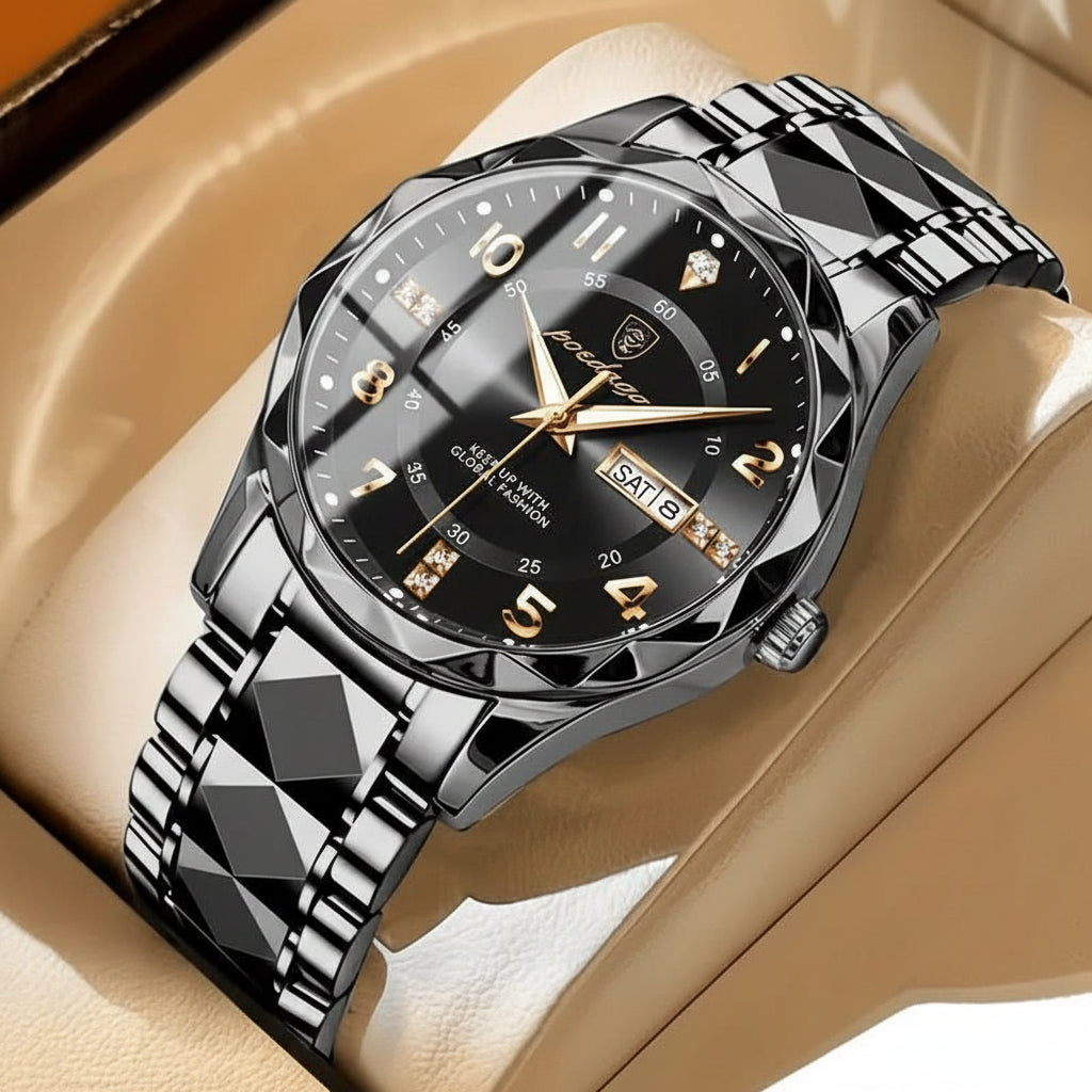Multifunctional Waterproof Titanium Sports Watch for Men