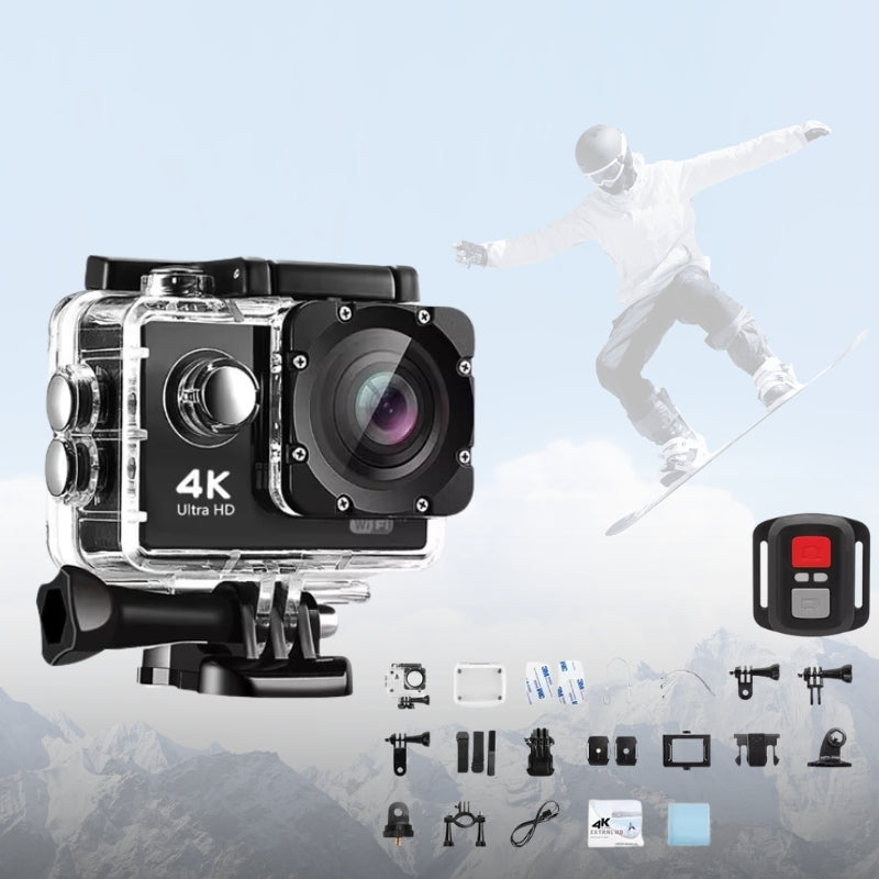 4K Waterproof Action Camera for Outdoor Adventures