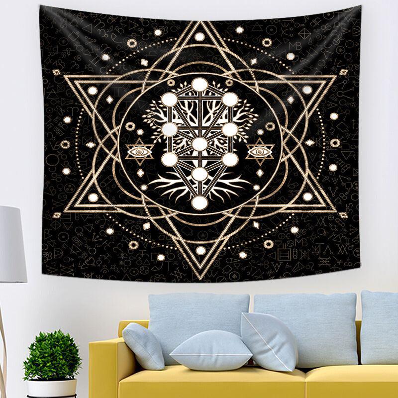 Tree of Life Wall Tapestry - Elegant Floral Home Decor