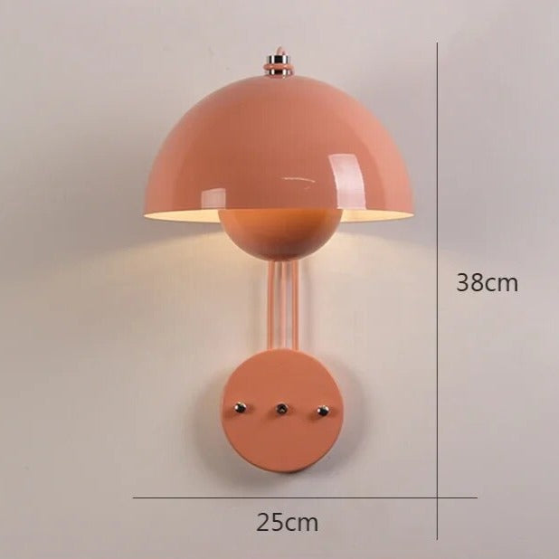 Modern Mushroom LED Wall Lamp - Energy-Efficient Night Light