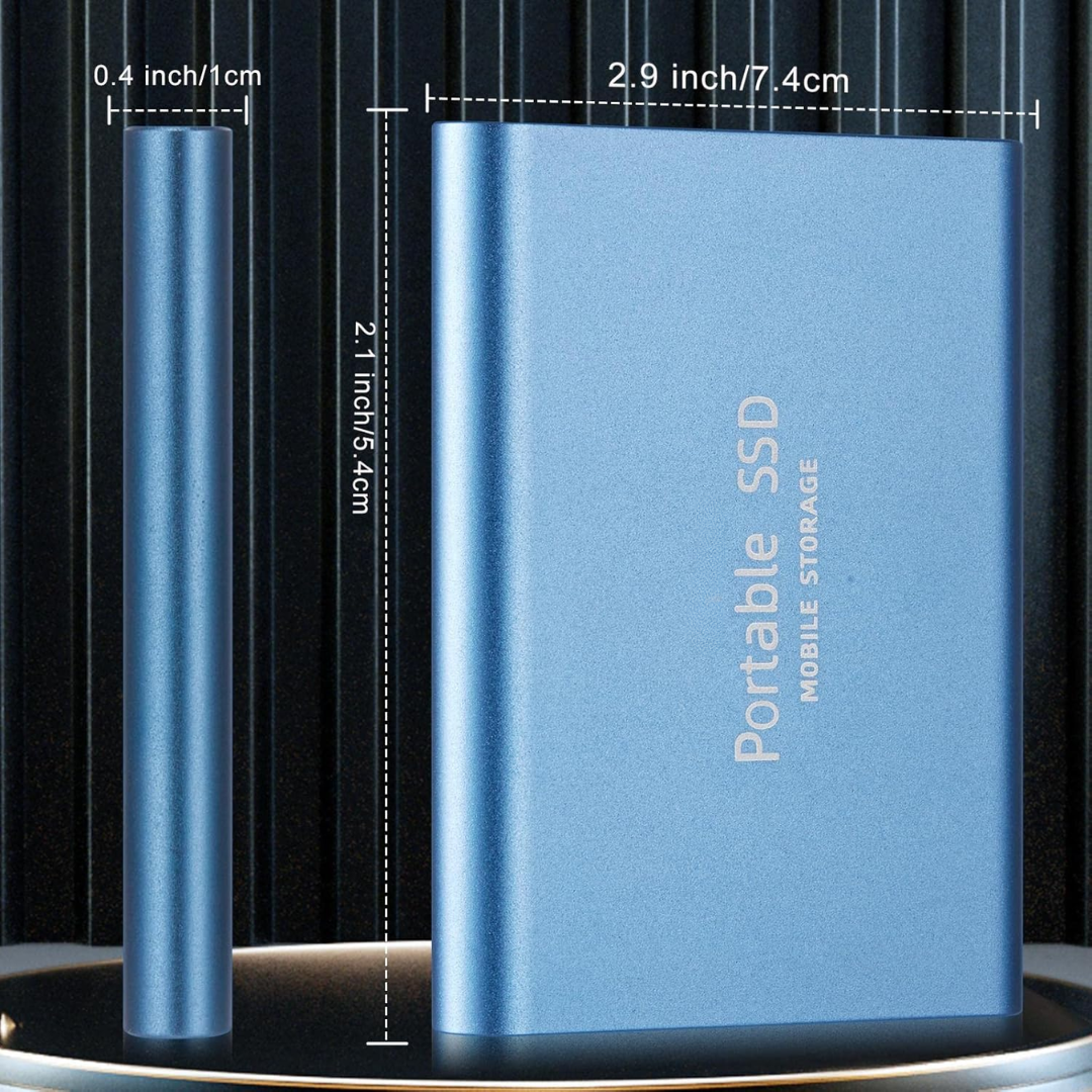 Portable 1TB External SSD with 1050 MB/s Speed