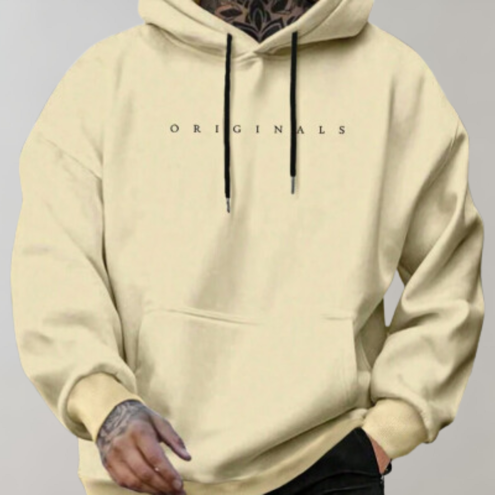 Minimalist Oversized Streetwear Hoodie for Men