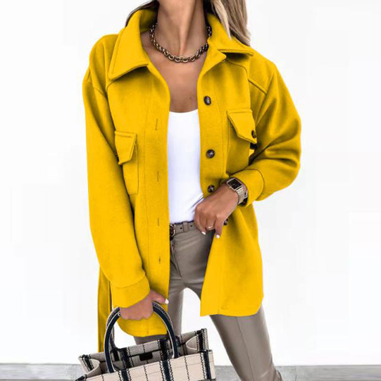 Relaxed Fit Oversized Shirt Jacket
