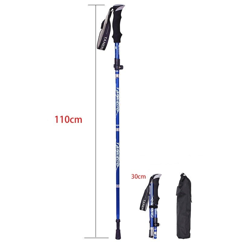Adjustable Lightweight Trekking Poles with Ergonomic Grip