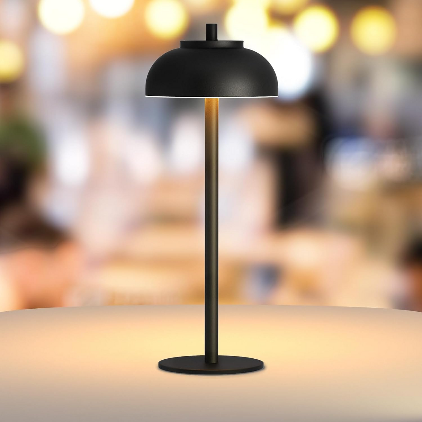 Wireless Touch Control Table Lamp with Adjustable Ambient Lighting
