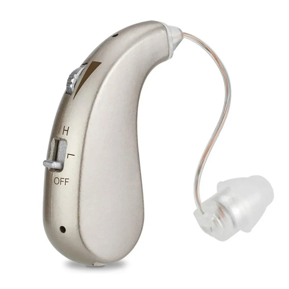 Comfortable Digital Hearing Aid for Seniors with Noise Reduction