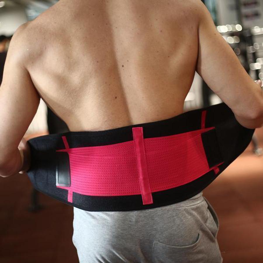 Men's Waist Trainer Slimming Sweat Belt for Fat Loss and Back Support