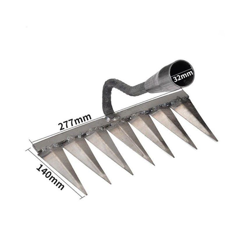 Carbon Steel WeedRake for Efficient Gardening and Weeding