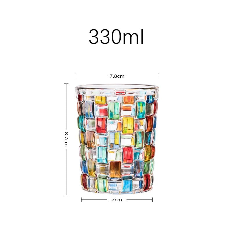 Murano Glass Cocktail Cup with Elegant Design
