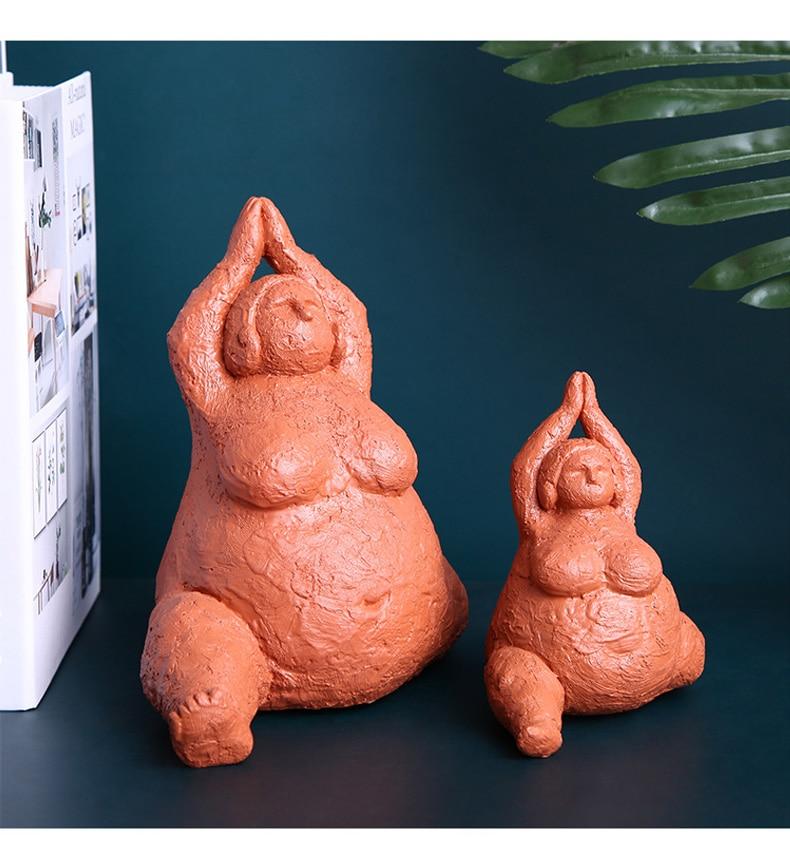 Colorful Resin Female Figure Statue