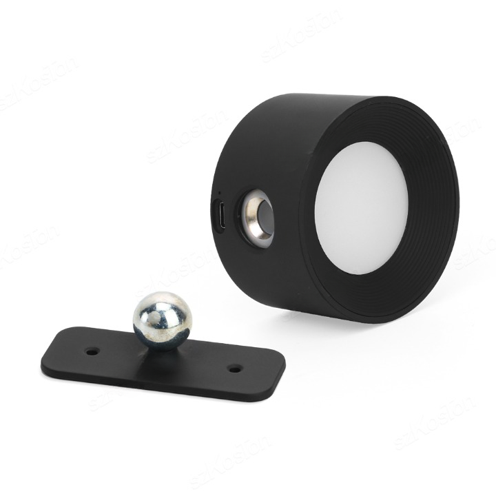 Wireless Dimmable Rechargeable Wall Lamp with 360° Rotation