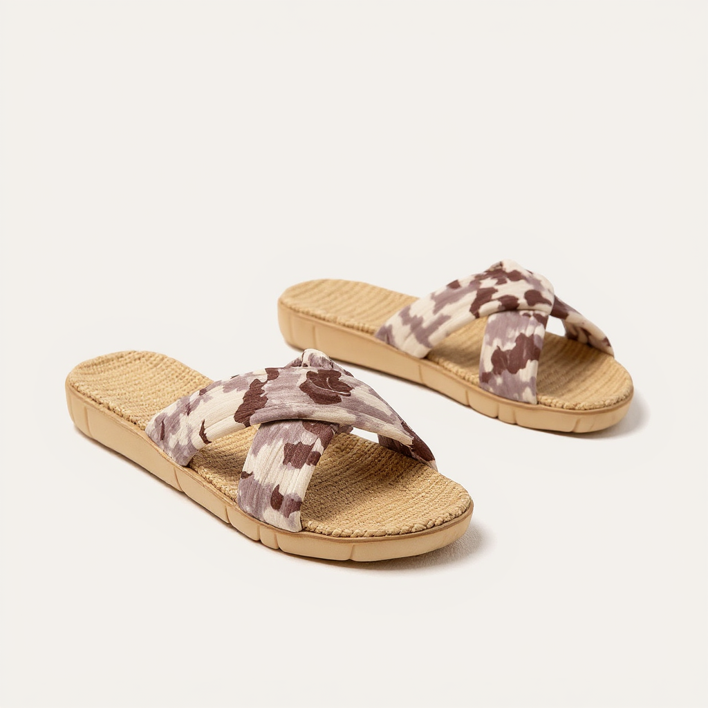 Woven Crisscross Women's Casual Sandals