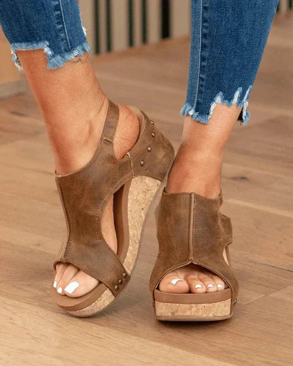 Orthopedic Wedge Sandals with Arch Support for Women