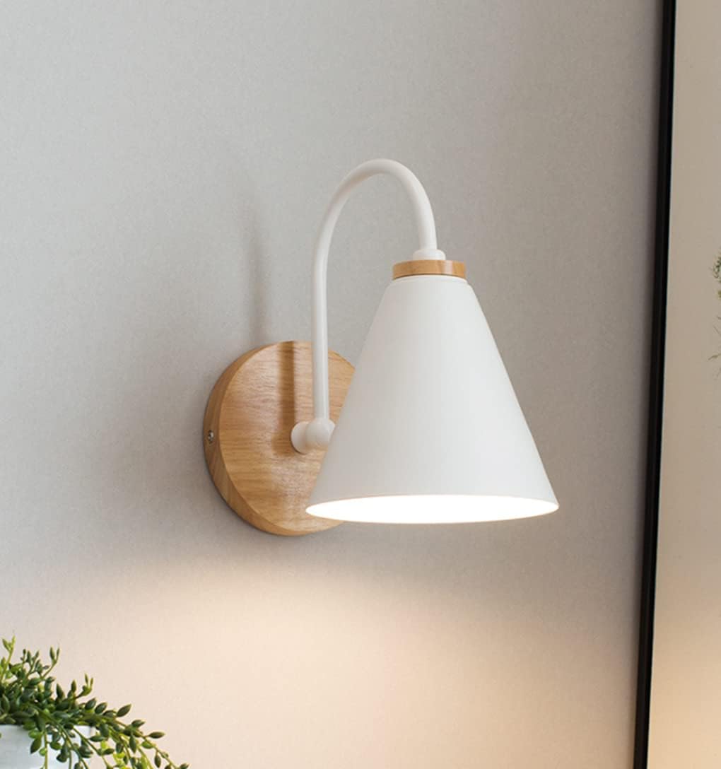 Minimalist Nordic Wood Wall Lamp with LED Light