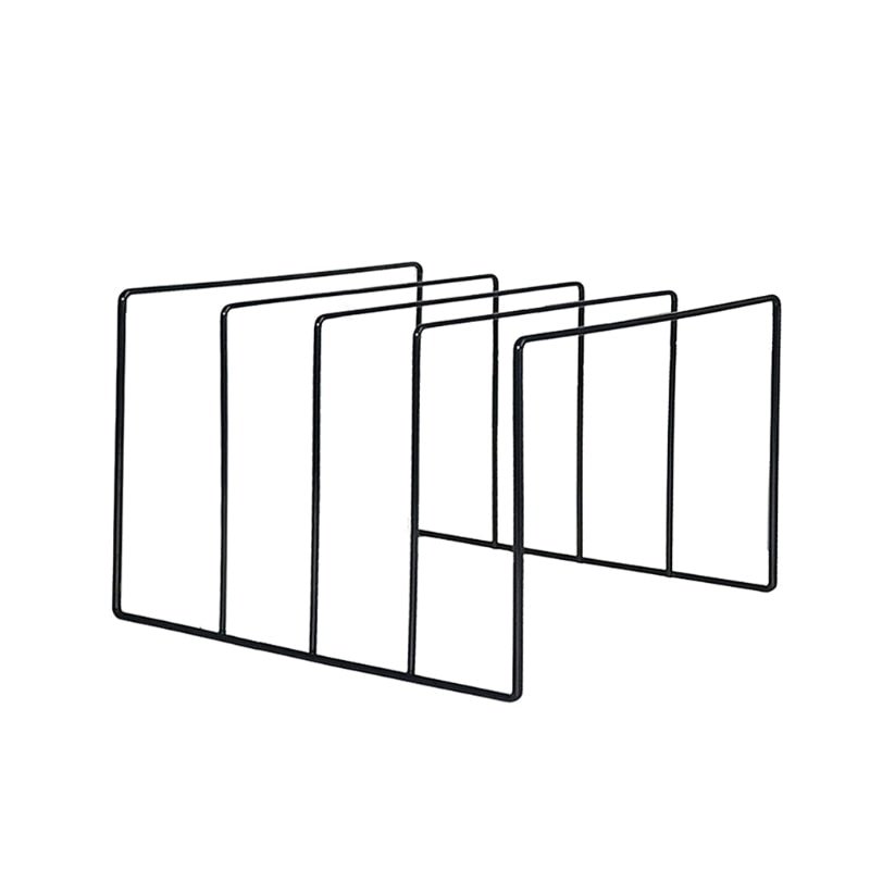 Wrought Iron Triangle Book and Vinyl Stand