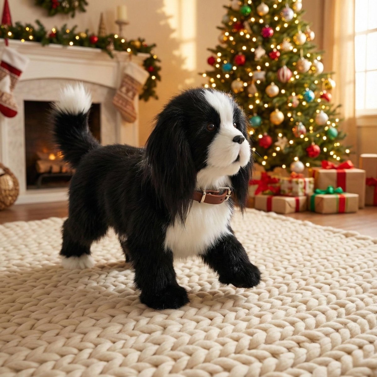 Interactive Plush Toy Dog That Walks and Barks