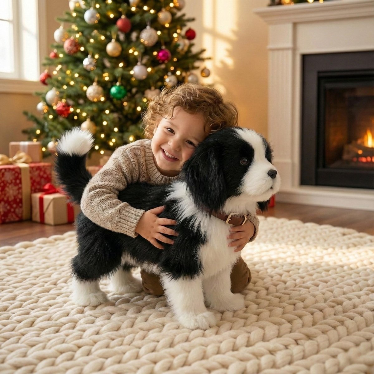Interactive Plush Toy Dog That Walks and Barks