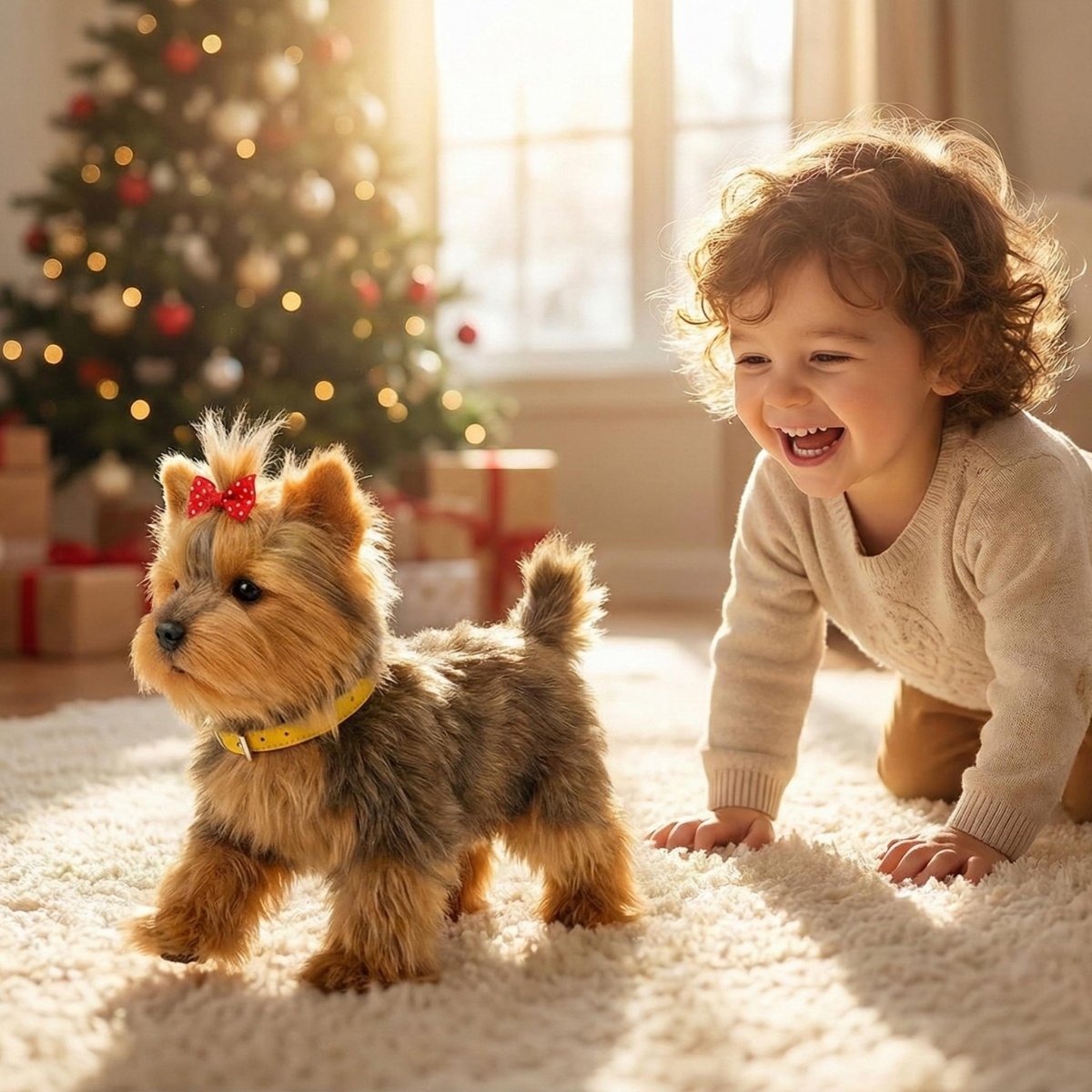 Interactive Realistic Robot Dog Toy for Kids