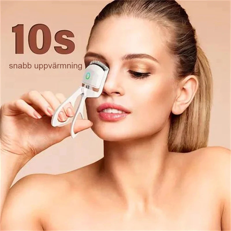 Electric Temperature-Controlled Eyelash Curler with Long-Lasting Curls