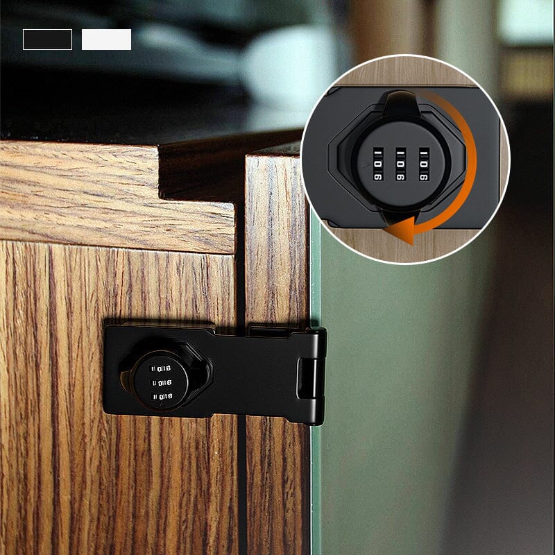 Keyless Password Cabinet Lock - Rust-Proof Zinc Alloy Security Lock