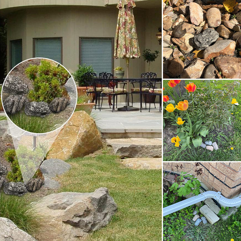 Stone-Look Key Hiding Rock for Outdoor Use