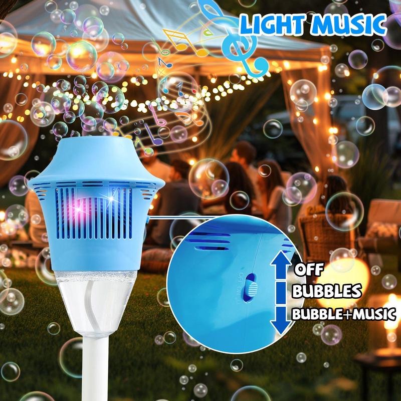 Automatic Bubble Maker for Kids with Adjustable Height - 20,000 Bubbles per Minute, Portable and Lightweight