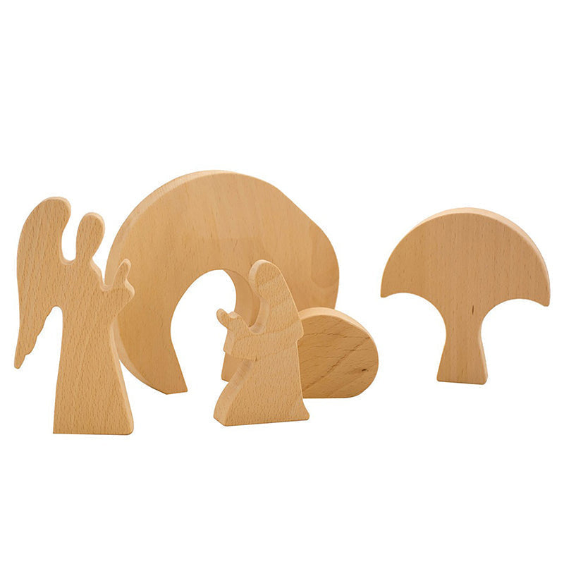 Easter Resurrection Wooden Scene Decoration Set