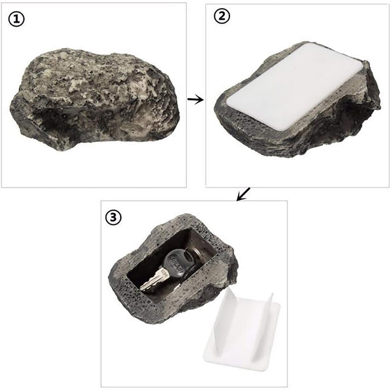 Discreet Key Hiding Stone Replica