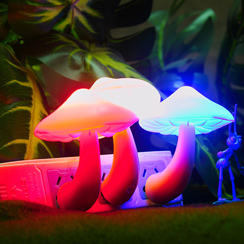 Light Control LED Mushroom Night Light