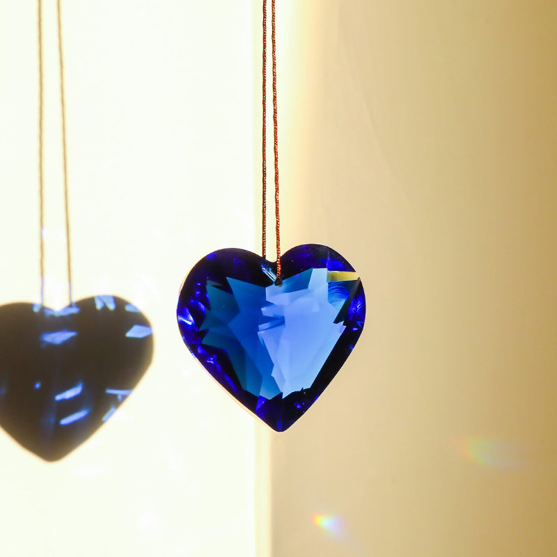 Heart-Shaped K9 Crystal Sun Catcher Prism