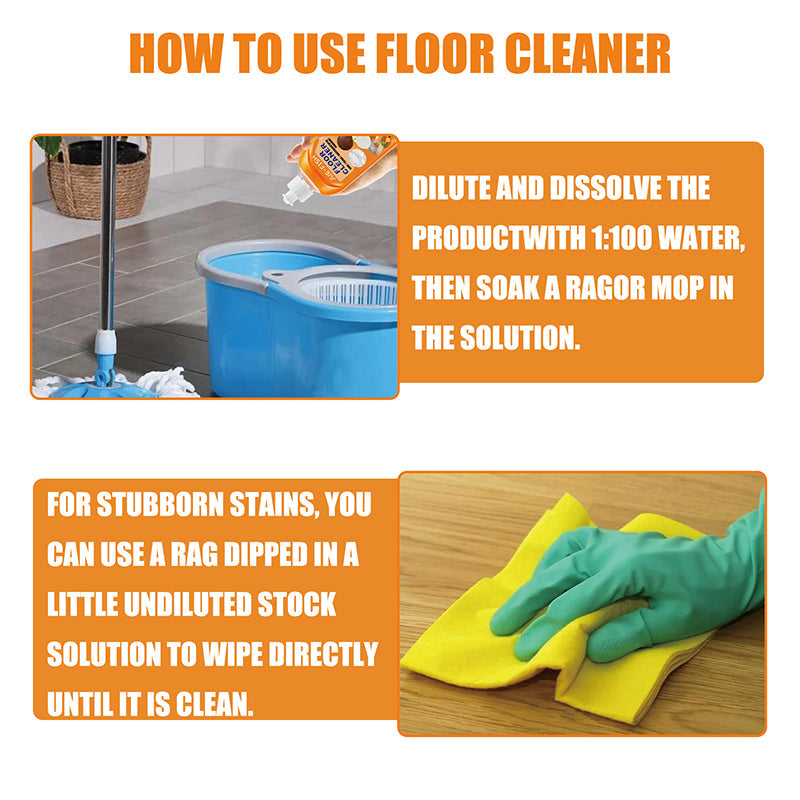 High Performance Decontamination Floor Cleaner with Natural Citrus Scent