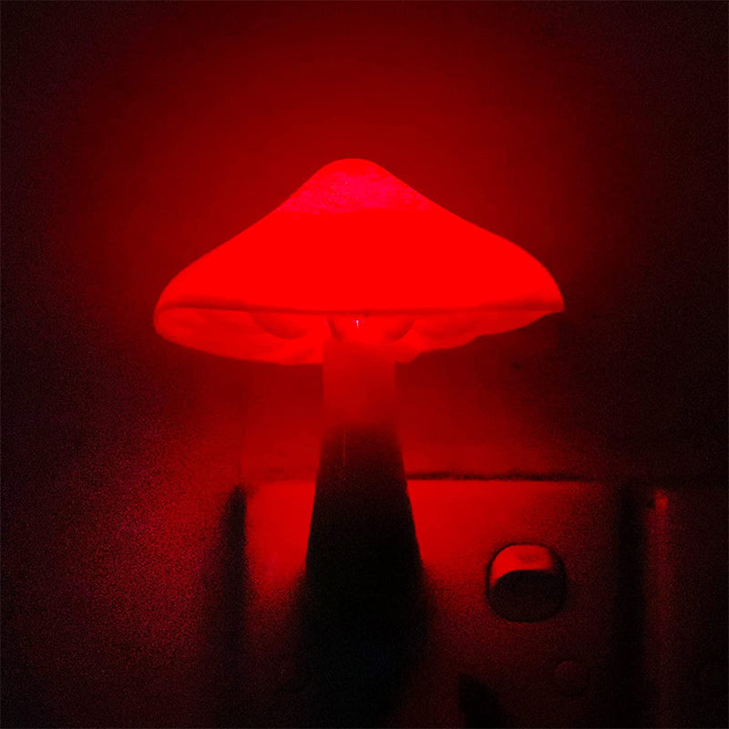 Light Control LED Mushroom Night Light