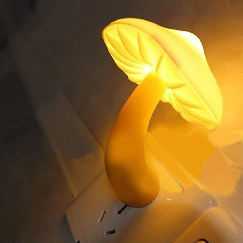 Light Control LED Mushroom Night Light