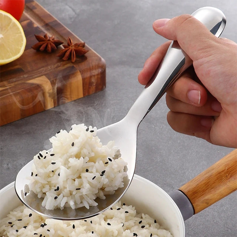 Reinforced Non-Stick Stainless Steel Rice Spoon