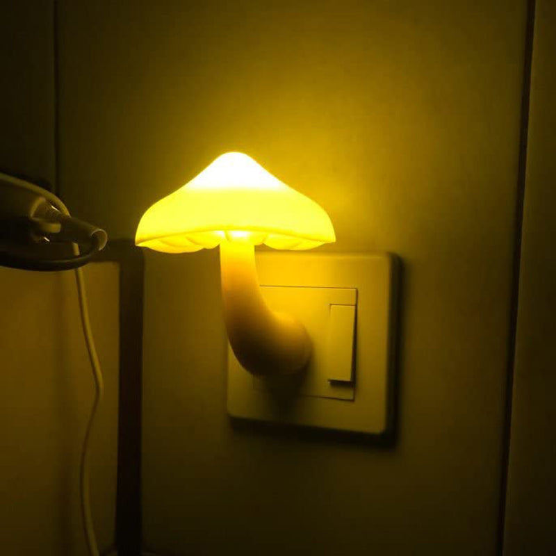 Light Control LED Mushroom Night Light