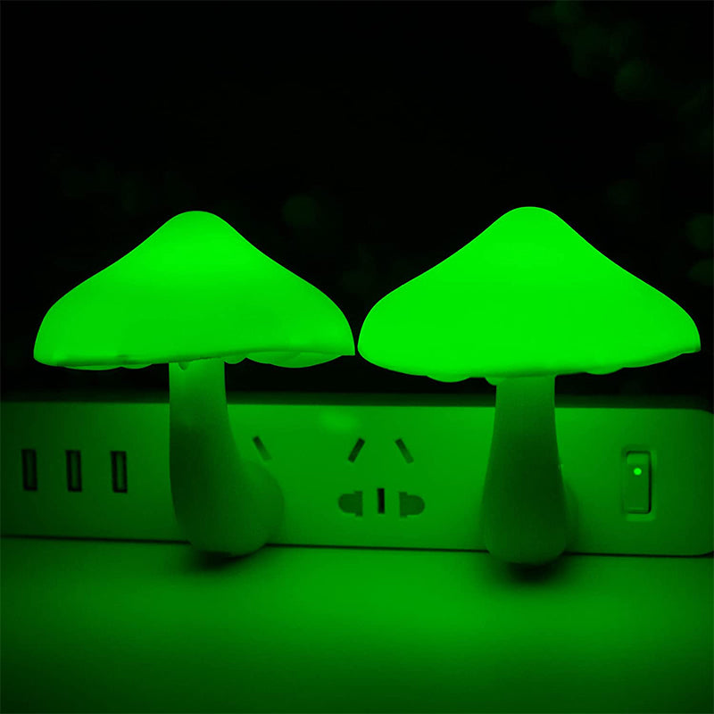 Light Control LED Mushroom Night Light