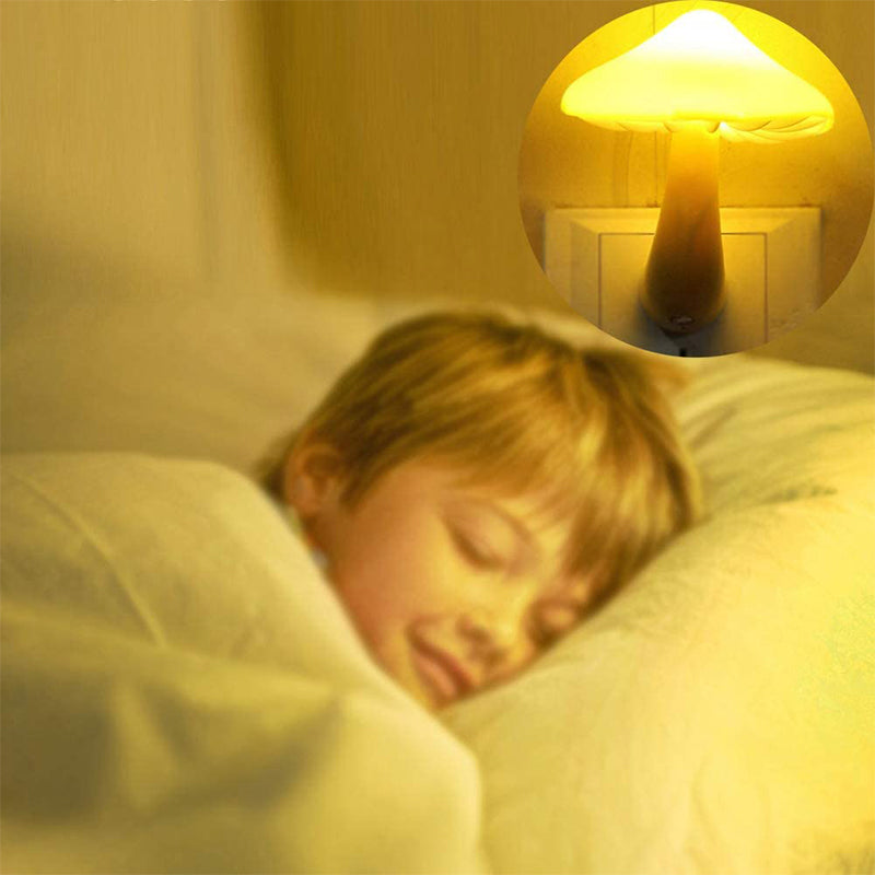 Light Control LED Mushroom Night Light