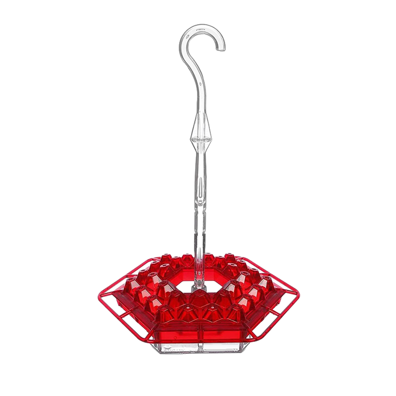Hanging Hummingbird Feeder with Clear Nectar Reservoir