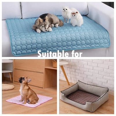 Cooling Pet Mat with Non-Toxic Gel - Multiple Sizes and Colors