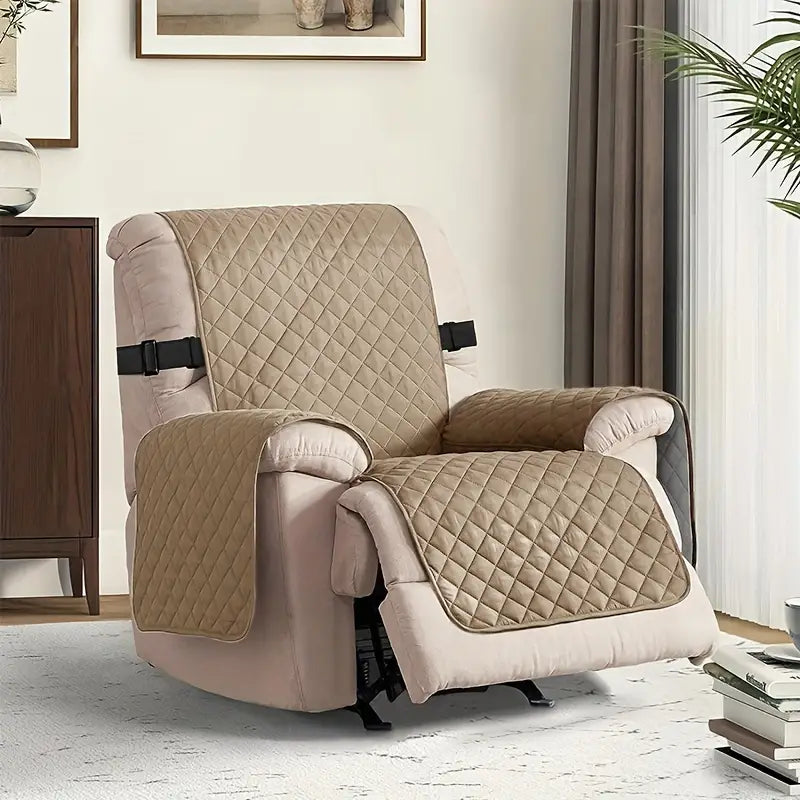 Microfiber Armchair Cover with Anti-Slip Protection and Water Resistance