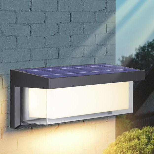 Modern Minimalist Solar LED Outdoor Wall Light