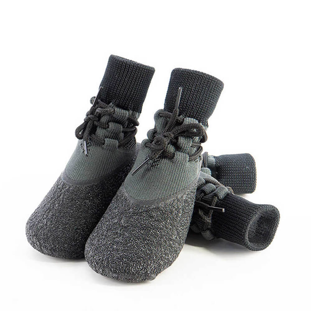 Waterproof Breathable Dog Hiking Boots with Non-Slip Sole