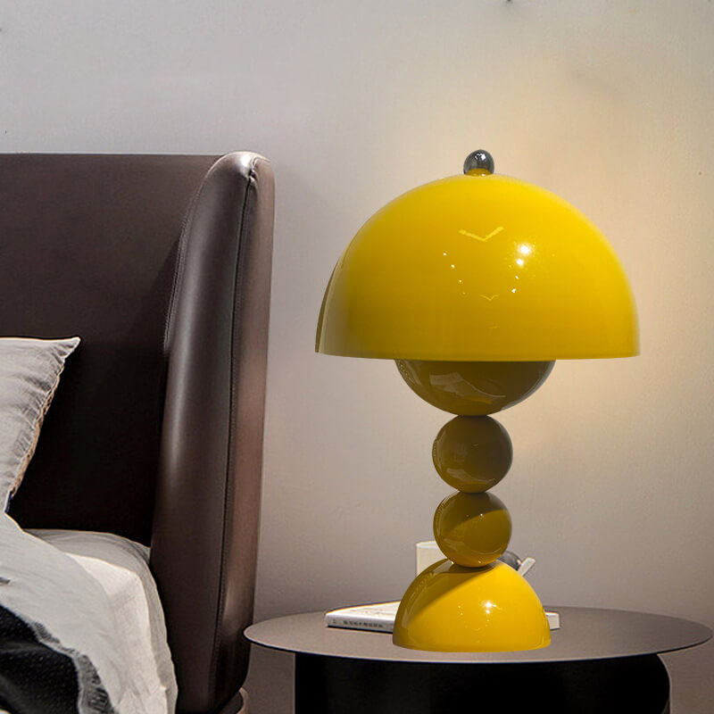 Modern Green Ceramic Table Lamp with Fabric Shade – 1 Light for Bedroom or Office