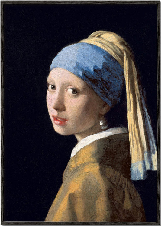 Girl with the Pearl Earring Scandinavian Art Poster