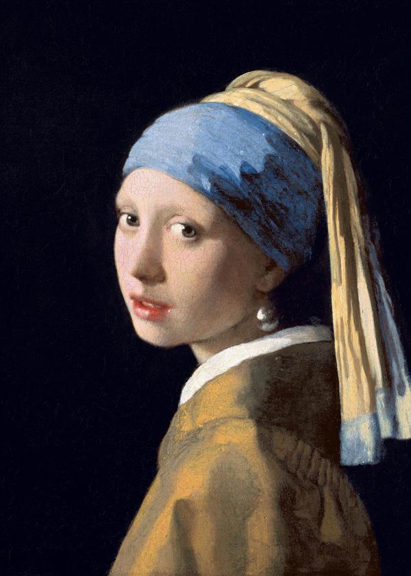 Girl with the Pearl Earring Scandinavian Art Poster